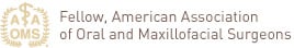 Logo: Diplomate, American Board of Oral and Maxillofacial Surgery