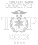 Boca Observer Top Docs 2024 badge – directly recognizing Boca Raton excellence
